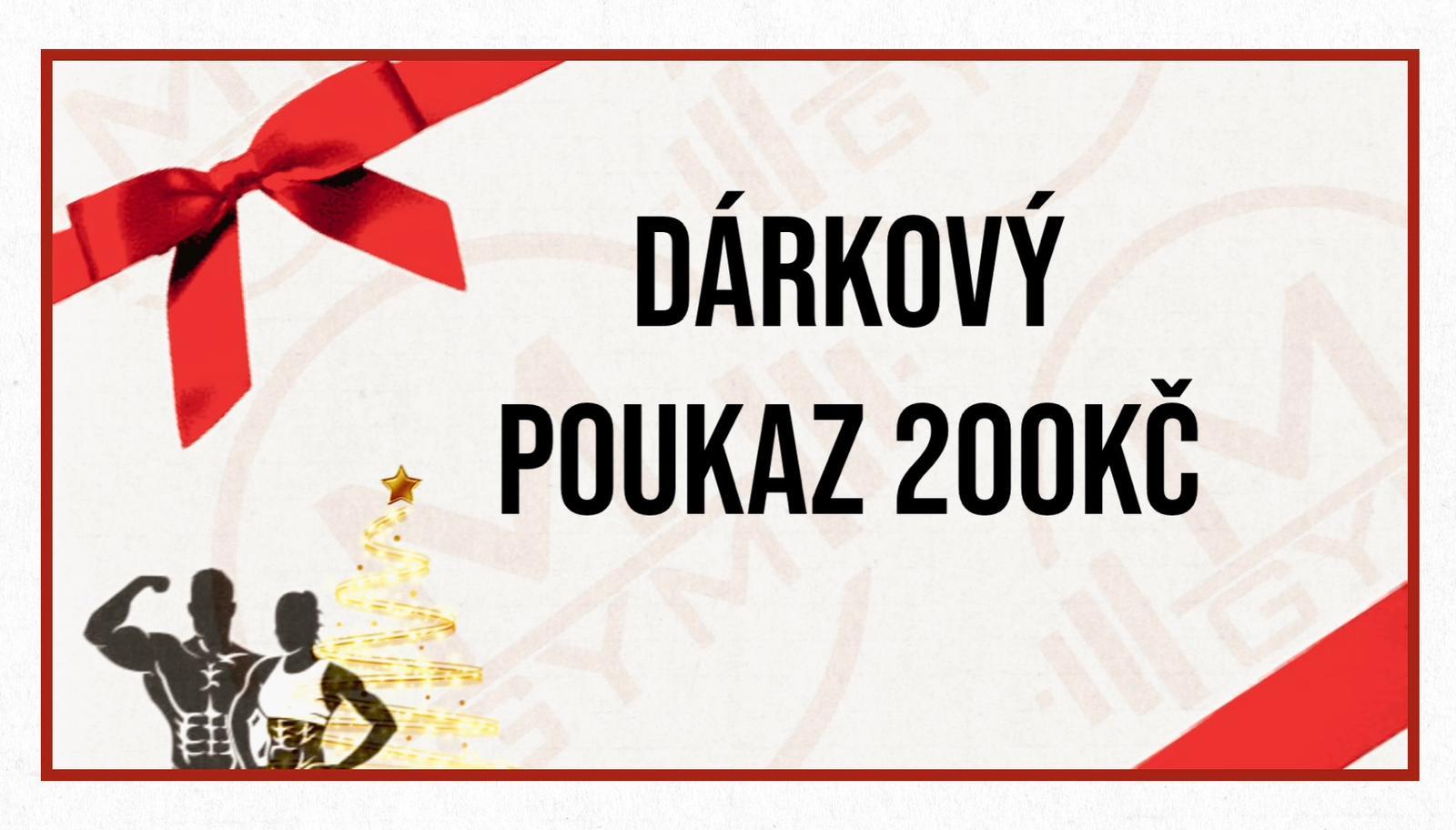 Voucher Dárkový poukaz 200Kč